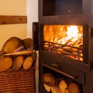 gemütlicher Kamin